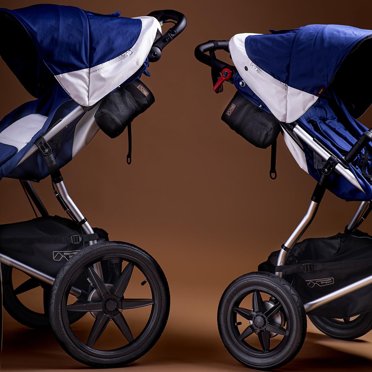 Mountain Buggy Poussette Buggy Jogger Terrain modèle Heritage V4 Solus - Jaune/gris