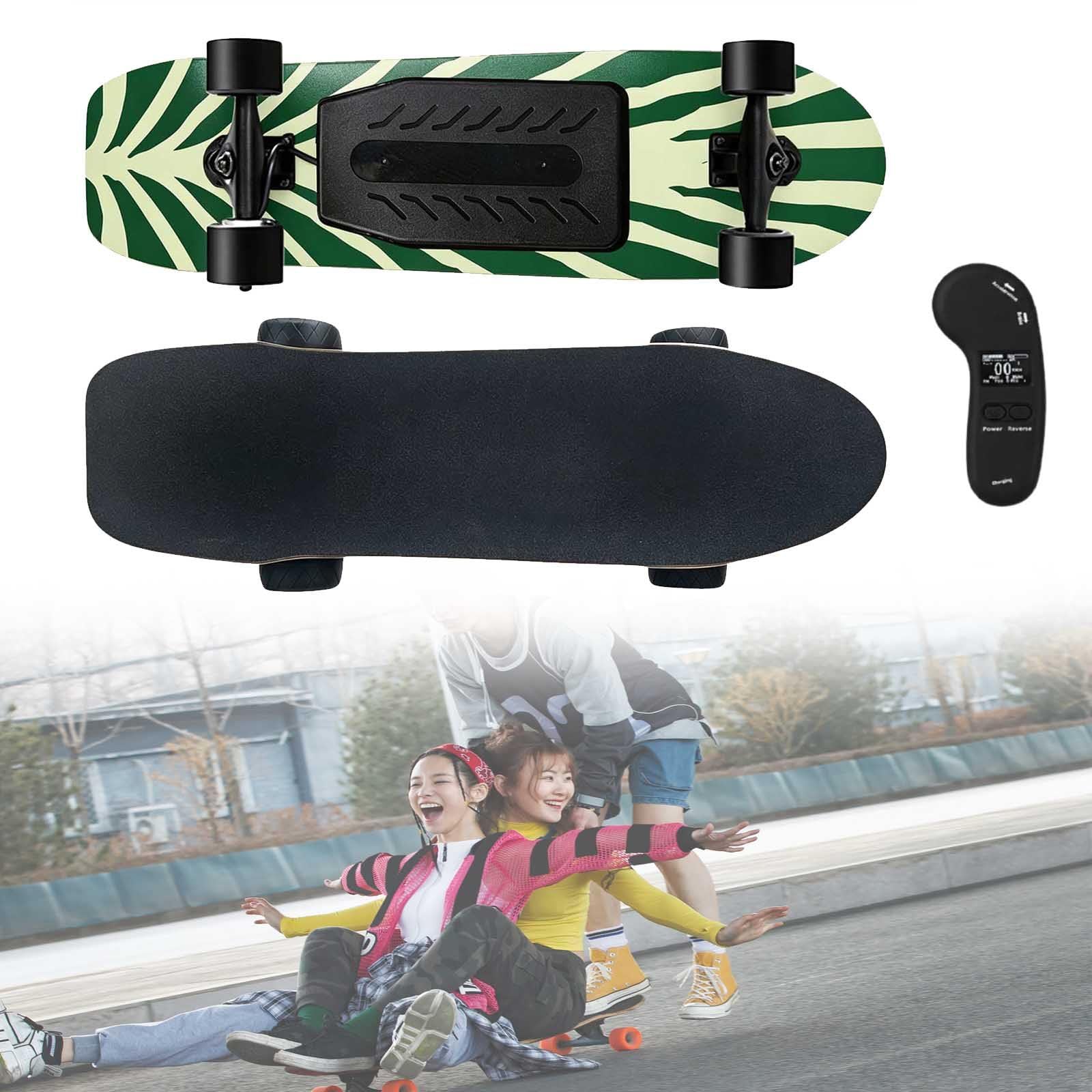 aallwwsso Electric Skateboard With Remote, Electric Longboard Skateboard For Adults & Teens, 24/45 Km/H Top Speed, 26 Km Range,7-Ply Maple Deck, Ip54 Waterproof Longboard For Beginners Singledrive-A