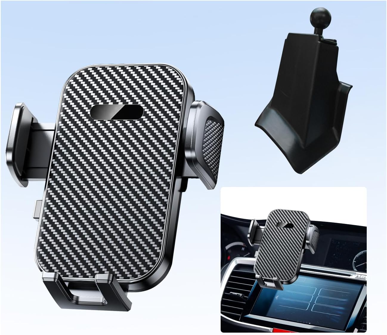 Car Phone Holder for Honda Accord 2013-2017 Accessories,Ultra-Stable Clip with Anti-Shake,360° Rotation Smart Phone Mount
