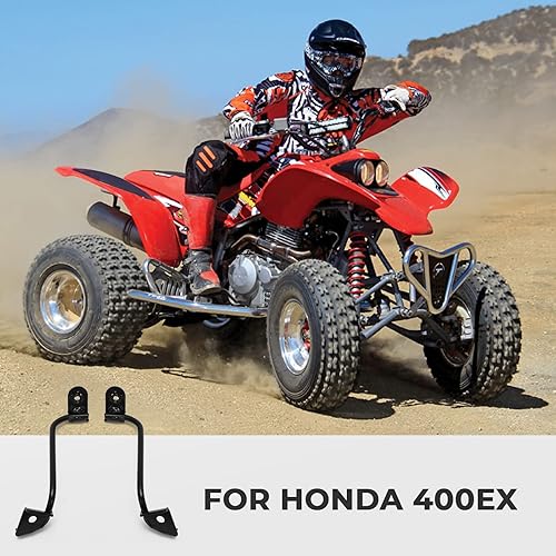 Miniatura 4 de Soportes de plástico 400ex para guardabarros delanteros, con material más grueso para Honda 400ex TRX 1999-2007, duradero y resistente, fácil