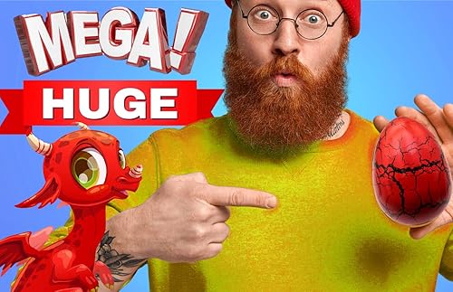 Miniatura 2 de JA-RU Juguete de huevo de Pascua XXL Magic Grow DragÃ³n Huevos para incubar (12 huevos surtidos) Juguetes de fiesta Regalos de Pascua para niÃ±os y