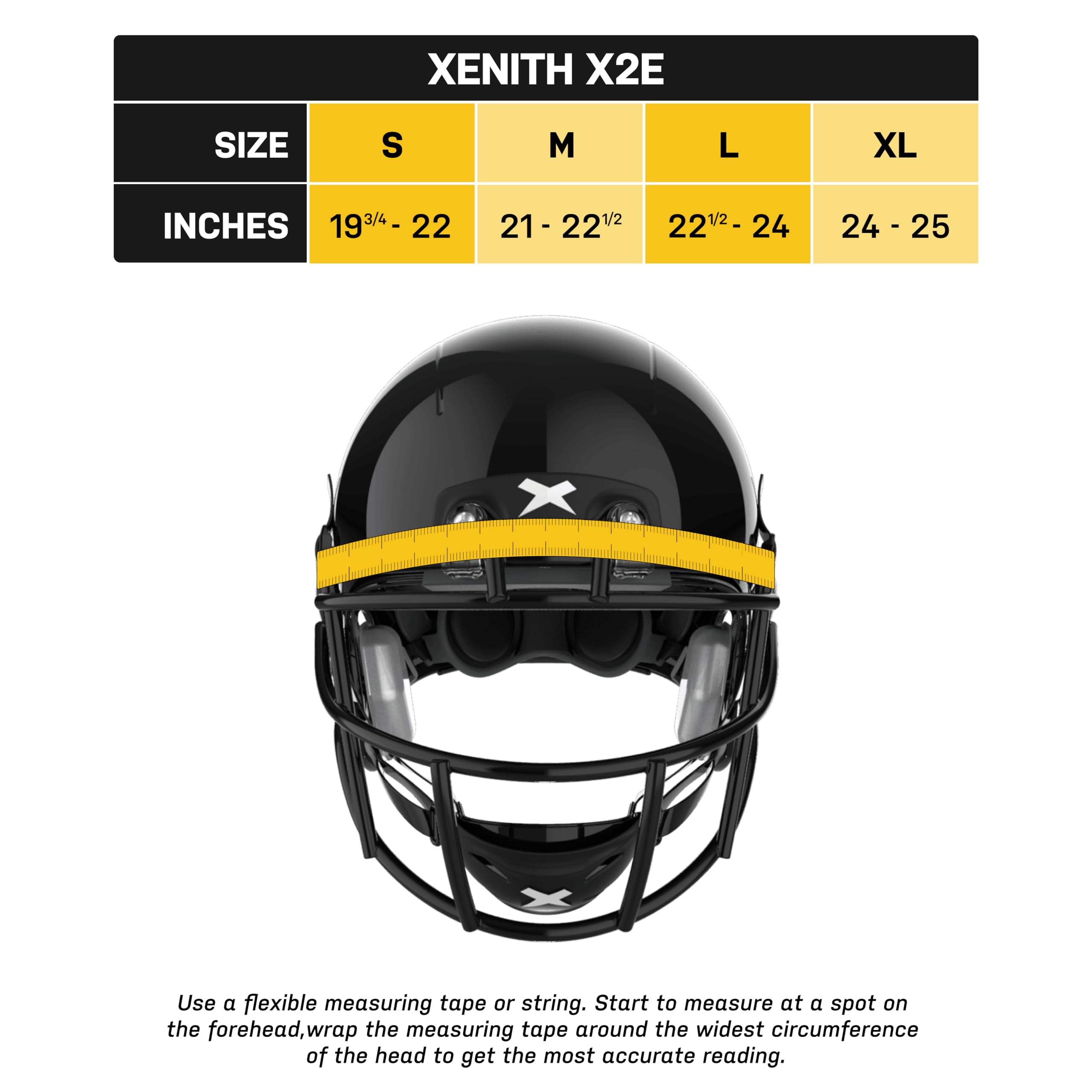 Xenith Youth X2E+ White Football Helmet w/White XRS21X Facemask