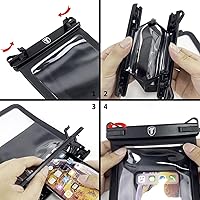 Vista 8 de Takfox Funda impermeable extra grande para Samsung Galaxy S25 Ultra S24 Plus S23 Note 20 A36 A35 A16 A15 iPhone 16E 16 Pro Max [hasta 10 pulgadas]