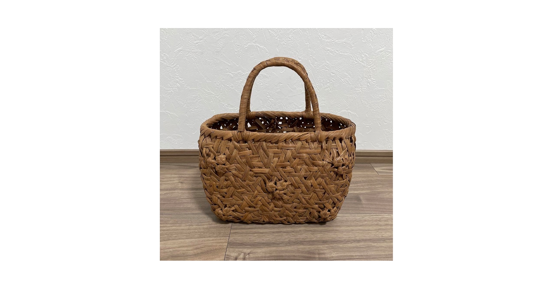 Amazon.co.jp: 山葡萄 ヤマブドウ カゴバッグ かごバッグ 籠