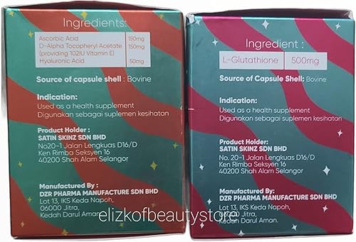 Miniatura 4 de Elizkof Beauty Store B'Beau L-glutatión 500 mg y cápsula de vitamina C B'Beau