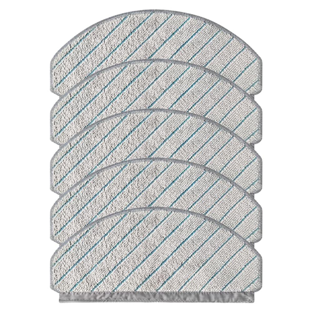 CTRLZS Replacement for T10/T10 TURBO Robot Vacuum Cleaner Spare Accessories Mop Cloth 5Pcs