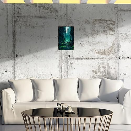 Miniatura 4 de Letrero de metal con diseño vintage de City Alley Post-Apocalyptic City Land, Retro Travel Tin Carteles para hombre, cueva, bar, garaje, habitación,