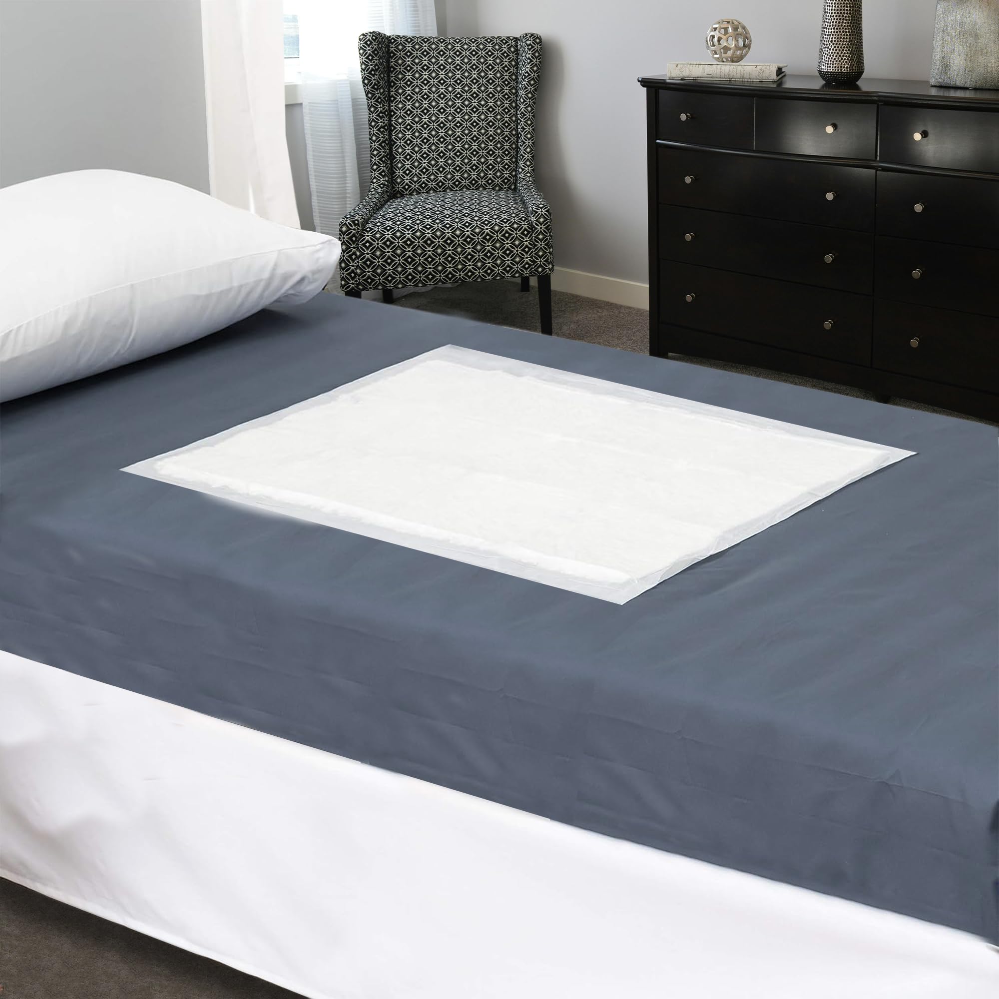 SABANINDAS Protector de Cama Extra, 60 x 90 cm | Pack 6 x 20 Un, Empapadores Desechables, Geriátrico, Para Adultos, Absorbente, Salvacamas