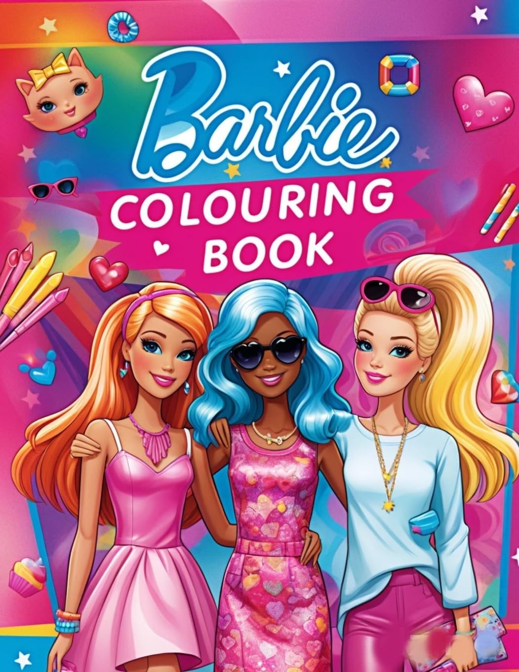 Amazon.com: Barbie Coloring Book: 9787108928436: Joel Libby