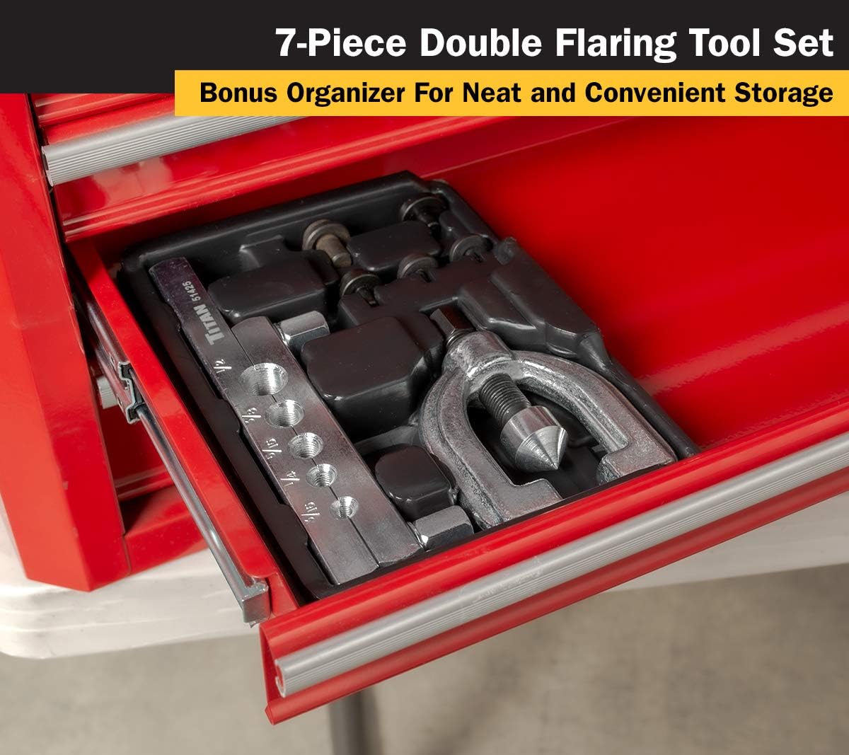 Titan Tools 51425 Double Flaring Tool Set