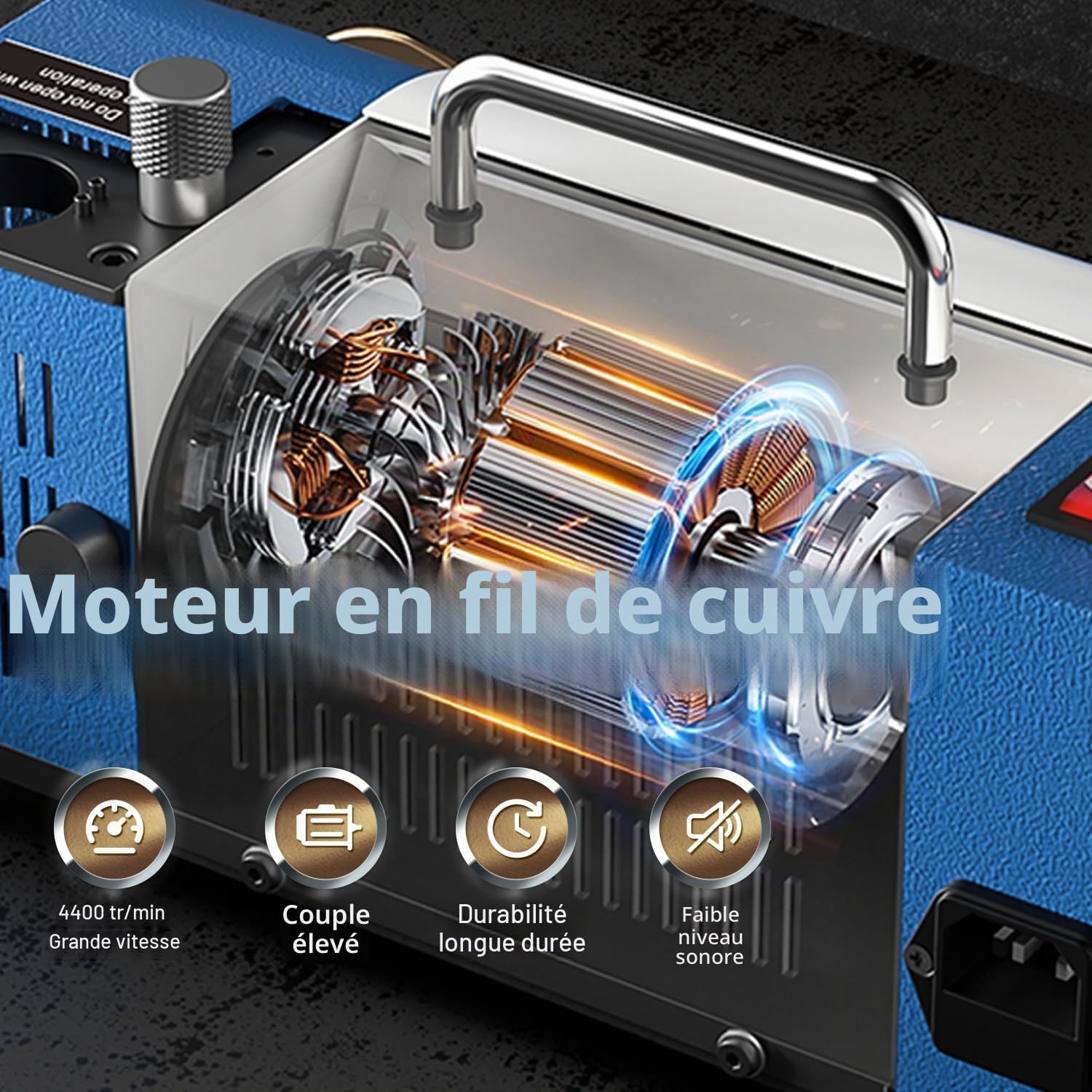 Drill Bits Sharpener, 3-20mm Grinder Sharpener, Lip Relief Angle & 95°-135° Point Angle Adjustable Drill Bit Re-Sharpener, Portable Sharpening Machine with 18 Collets, CBN & SDC Wheel MR-20G