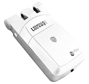 Remock RLP4W Lockey Pro - Cerradura de seguridad invisible con 4 mandos (3 V) color blanco