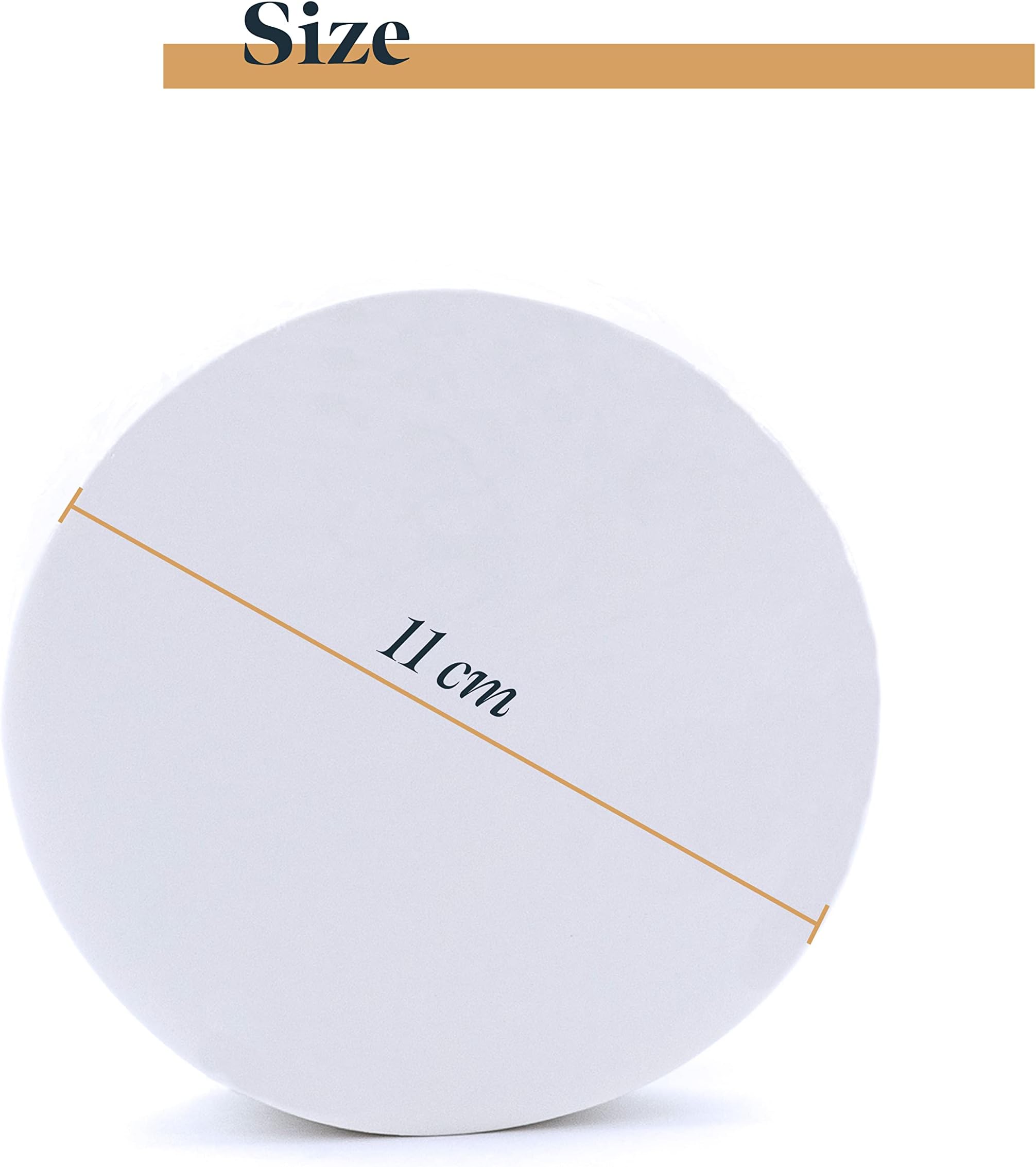 Burger Paper/Sheet Baking Paper for Burger Press Diameter 11 cm (4-3/8") Pack of 500 - Non-Stick Baking Paper/Separating Paper for Perfect Hamburgers, Cheeseburgers - for Barbecuing…