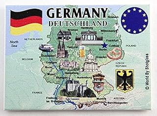 Germany EU Series Souvenir Fridge Magnet 2.5" X 3.5"