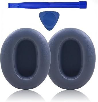 Replacement Ear Pads for Sony WHXB910N Headset Sony WH-XB910 XB910N Extra Bass Noise Cancelling Headphones, Replacement Ear Pads Cushion Cover Comfortable Durable Cushion Blue