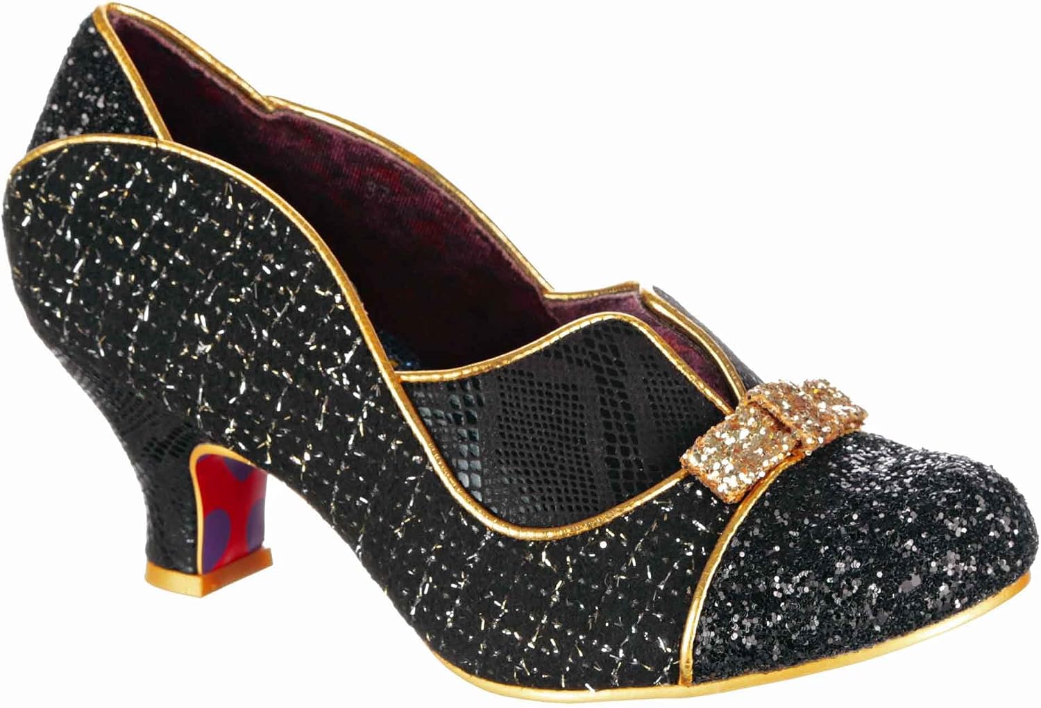 Irregular Choice Lacey Stroll Mary Jane Mustat Kengat
