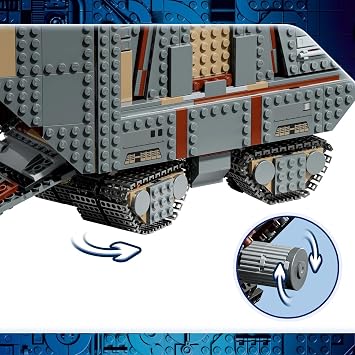 LEGO Star Wars 75453 Offworld Sandcrawler and Mudhorn - Model kit w/Grogu Figure & 5 Minifigures incl. The Mandalorian - Birthday Gift for 14+ Year Old Teenage Boys & Movie Fans