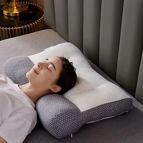 Miniatura 5 de Almohada ergonómica, almohada cervical para el cuello, corrección ortopédica, almohada de contorno de tracción, almohada para dormir, almohada de