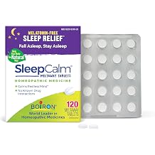 Boiron SleepCalm Tablets Sleep Aid for Deep, Relaxing, Restful Nighttime Sleep - Melatonin-Free and Non Habit-Forming - 120 Count