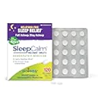 SleepCalm Tablets Sleep Aid for Deep, Relaxing, Restful Nighttime Sleep - Melatonin-Free and Non Habit-Forming - 120 Count
