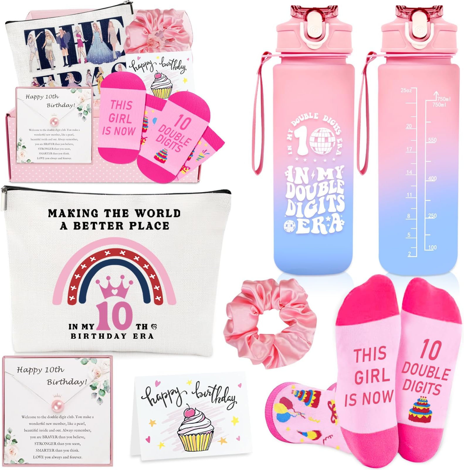 Awfrky Gifts for 10 Year Olds Girls, 10 Year Old Gifts for Girls, Presents for a 10th Birthday Girl Gift for Her, Daughter, Sister, Niece, Granddaughter, Best 10th Birthday Gift for Teen Girl
