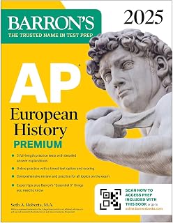 AP European History Premium, 2025: Prep Book with 5 Practice Tests + Comprehensive Review + Online Practice (Barron's AP Prep)