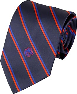 Boise State Broncos Charcoal Stripe Necktie