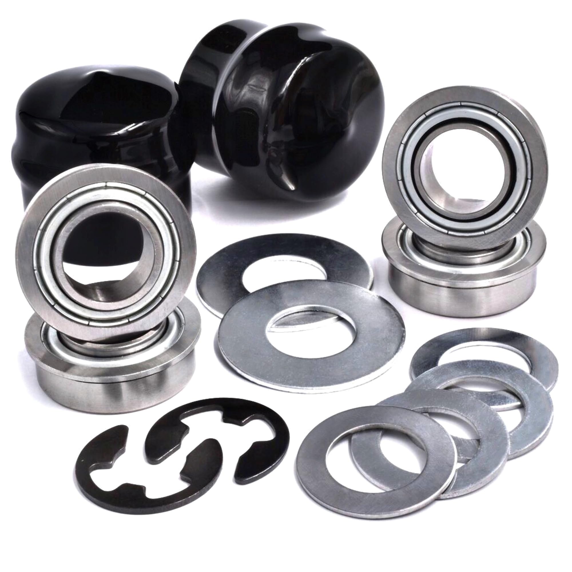 HD Switch Kit de conversión de buje de rueda a rodamiento con todos los accesorios de repuesto, sustituye a Snapper Craftsman Husqvarna Noma Murray 532009040 9040H