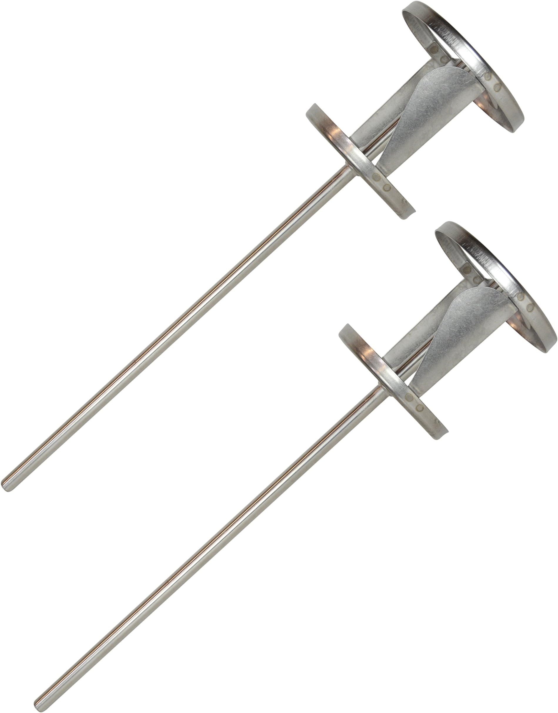 Jiffy MixerCO. PS-1 1/2" Shaft 5-10 Gallon Stainless Steel Mixing Blade (2-Pack)