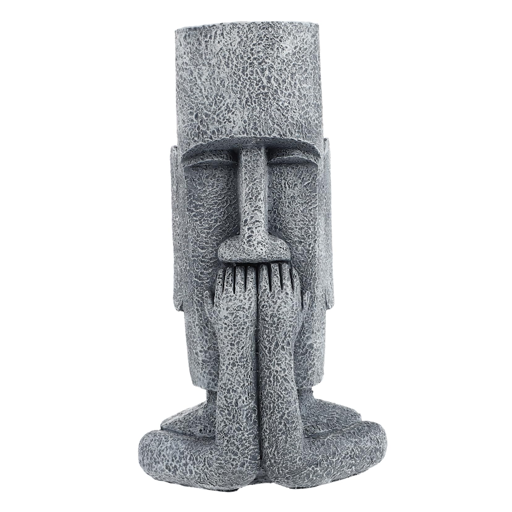 Vase Moai créatif et vase décoratif moderne pour salon fleurs naturelles et événementiel élégant