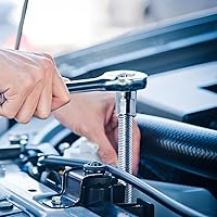 Vista 6 de Juego de barras de extensión de dado flexible de 1/2", extensión de llave inglesa flexible, mango de extensión de dado de 2 piezas