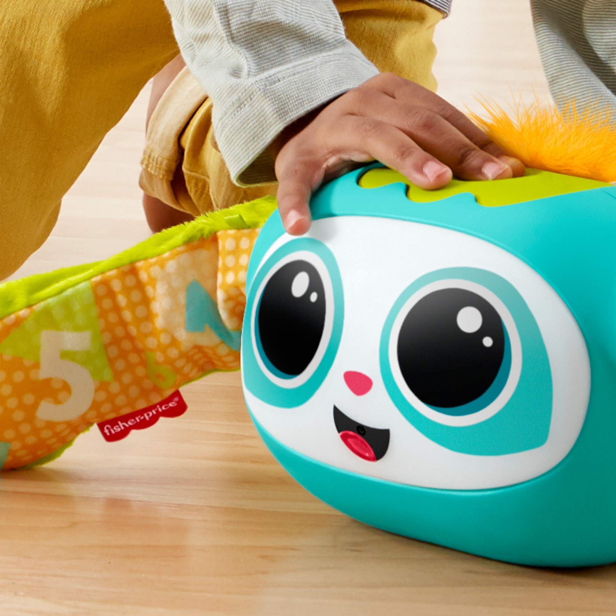 Fisher-Price Rovi Mi Novio de Juego con Música, Luces y Actividades de Despertar, Versión Francesa, Juguete para Bebé y Niño de 6 Meses a 5 Años, GRW64