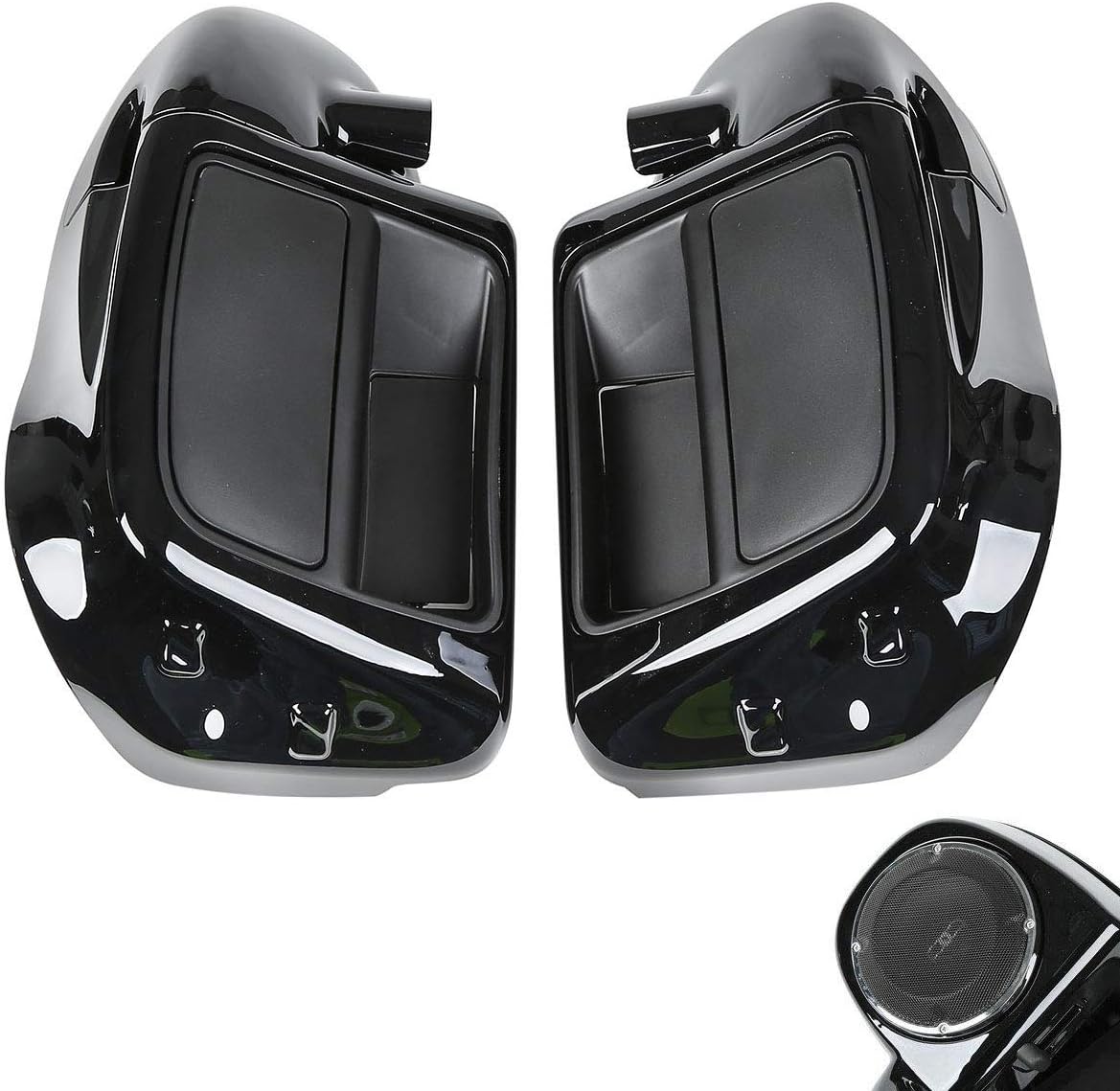 TCMT Lower Vented Leg Fairing 6.5" Speakers Grills Fits For Harley