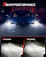 Vista 3 de Torchbeam Faros delanteros D3S HID, bombillas HID con 400% de brillo, bombillas de repuesto de xenón blanco diamante de 6000K, luces con anillo