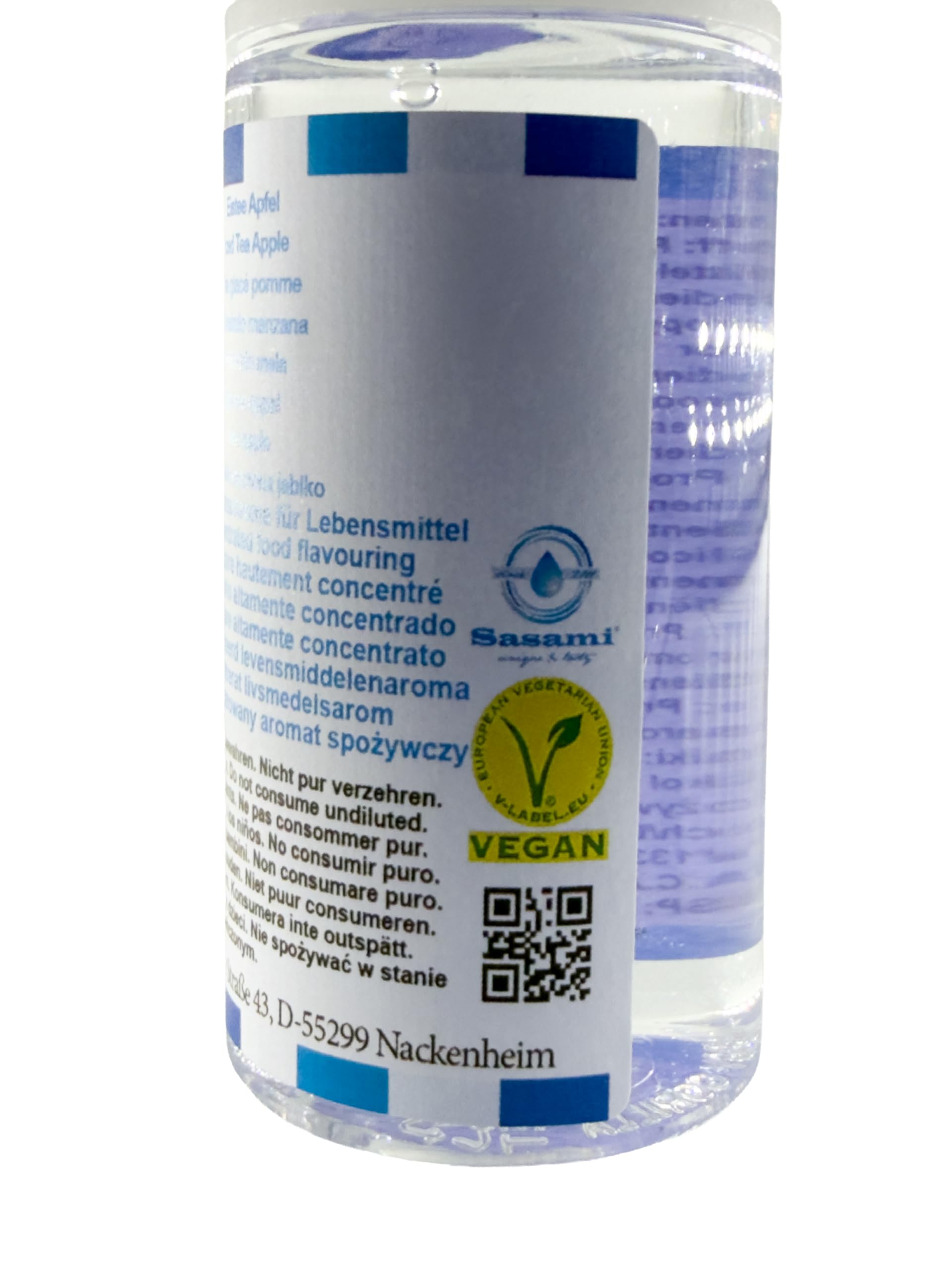 Aroma concentrato tè freddo mela - vegano - Sasami - 100ml