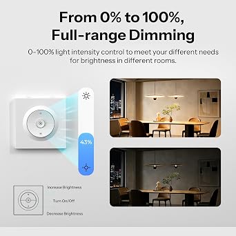 SONOFF Fusion, Orb-ZBDIM(MINI-ZBDIM-E), Zigbee Smart Dimmer Switch, Neutral Wire Required, for Dimmable LED/Incandescent/Halogen Lamps, Compatible with Alexa & Google Assistant