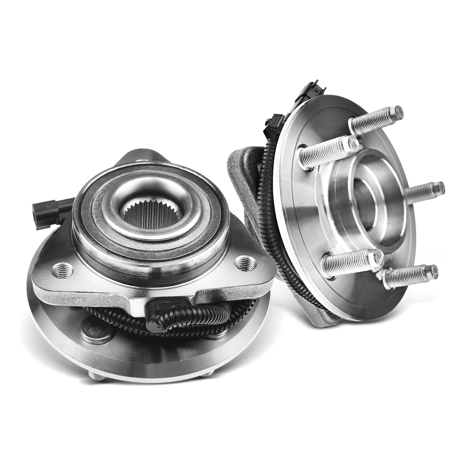 Frankberg Kit de 2 rodamientos de rueda delantera con sensor de cable ABS | 513270, 52109947AE, Al frente Con sensor de cable Sensor de Velocidad de las Ruedas Sensor ABS rueda con brida ⌀154, 4
