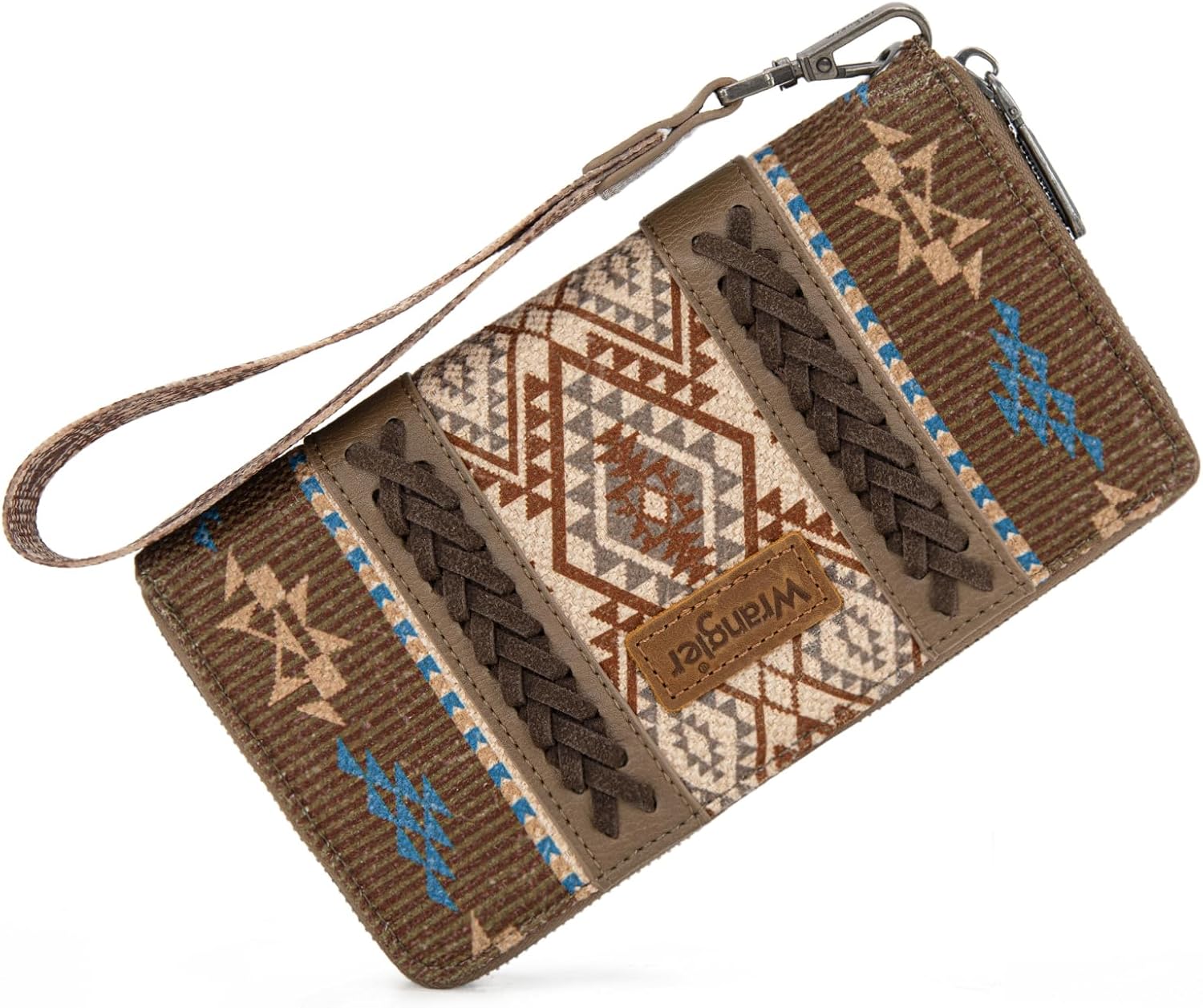 X Wrangler Wristlet Western Wallet Boho Aztec Credit Card Holder for Women - Image 6