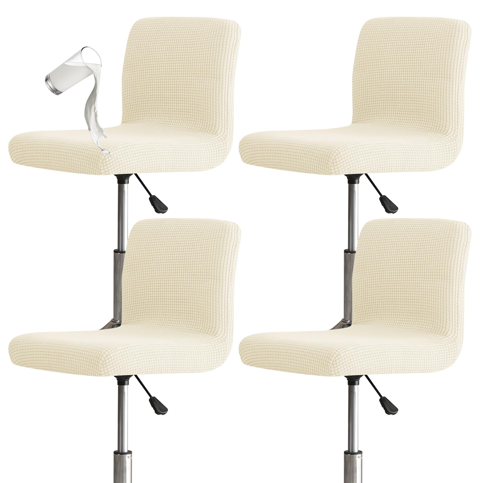 Chair Covers Bar Stool Cover 4pc Bar Chair Cover Swivel Bar Stool Slipcover