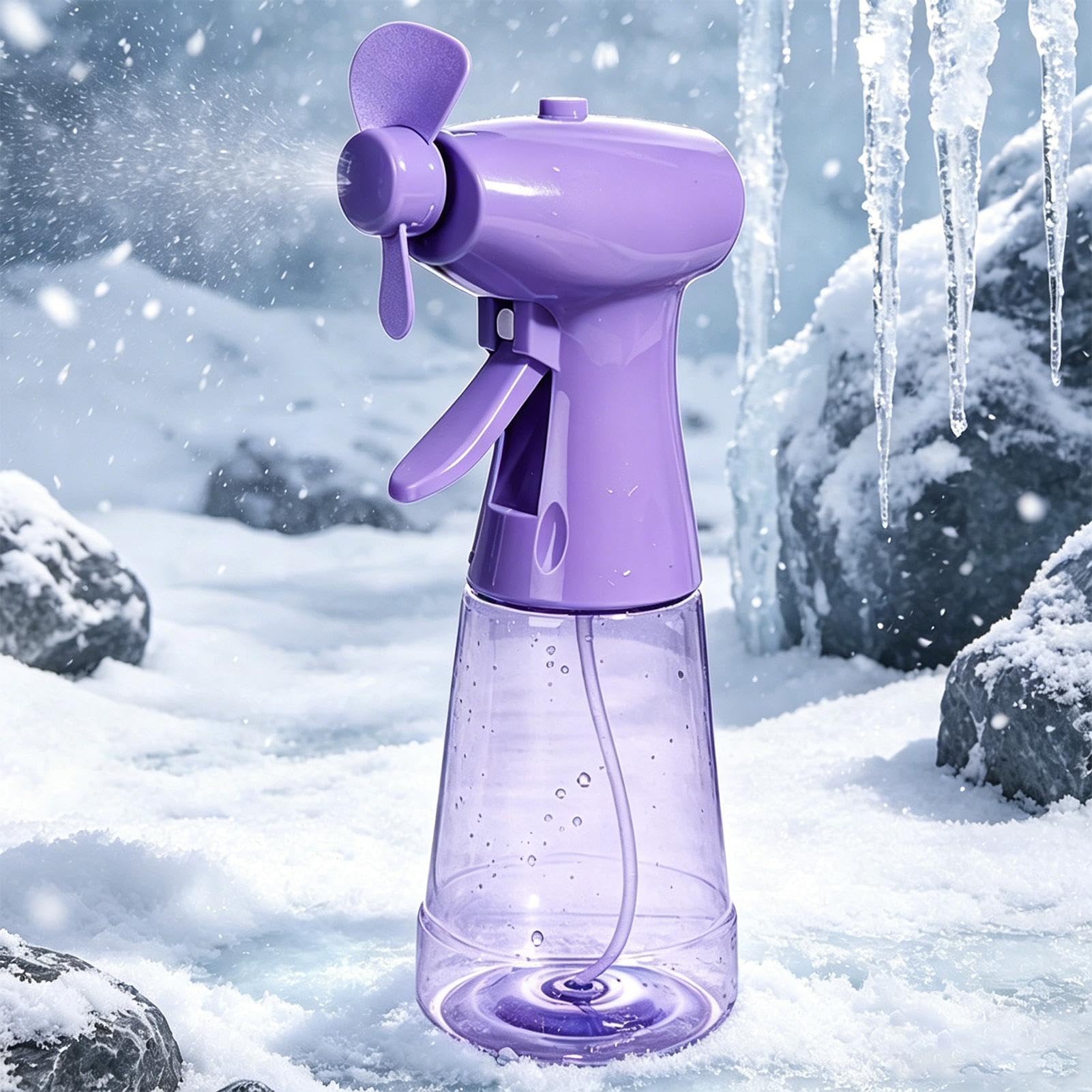 Water Spray Fan - Small Water Misting Fan | Mini Desk Cooler