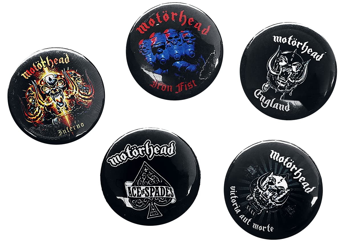 Motörhead England Badge Set multicolour