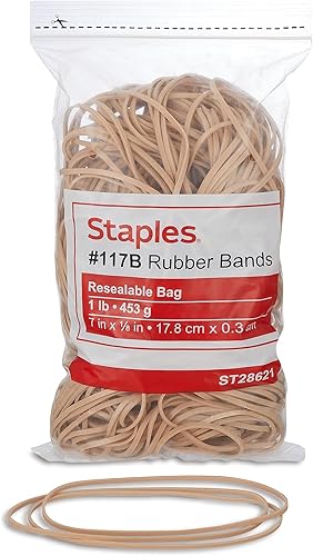 Miniatura 4 de Staples Bandas de goma, tamaño #117B, (1 libra)