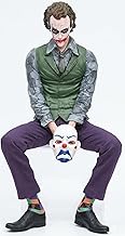 Joker Dashboard Figurine for Car 11 cm with Mask | Joker Car Accessories Doll Model | Anti-Slip Base Interior Decoration | Collectible Joker Action Figure Ornament Gift for Fans