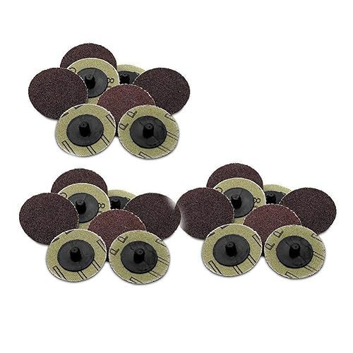 30 unidades de papel de lija para lijadora de discos de lija para herramientas rotativas
