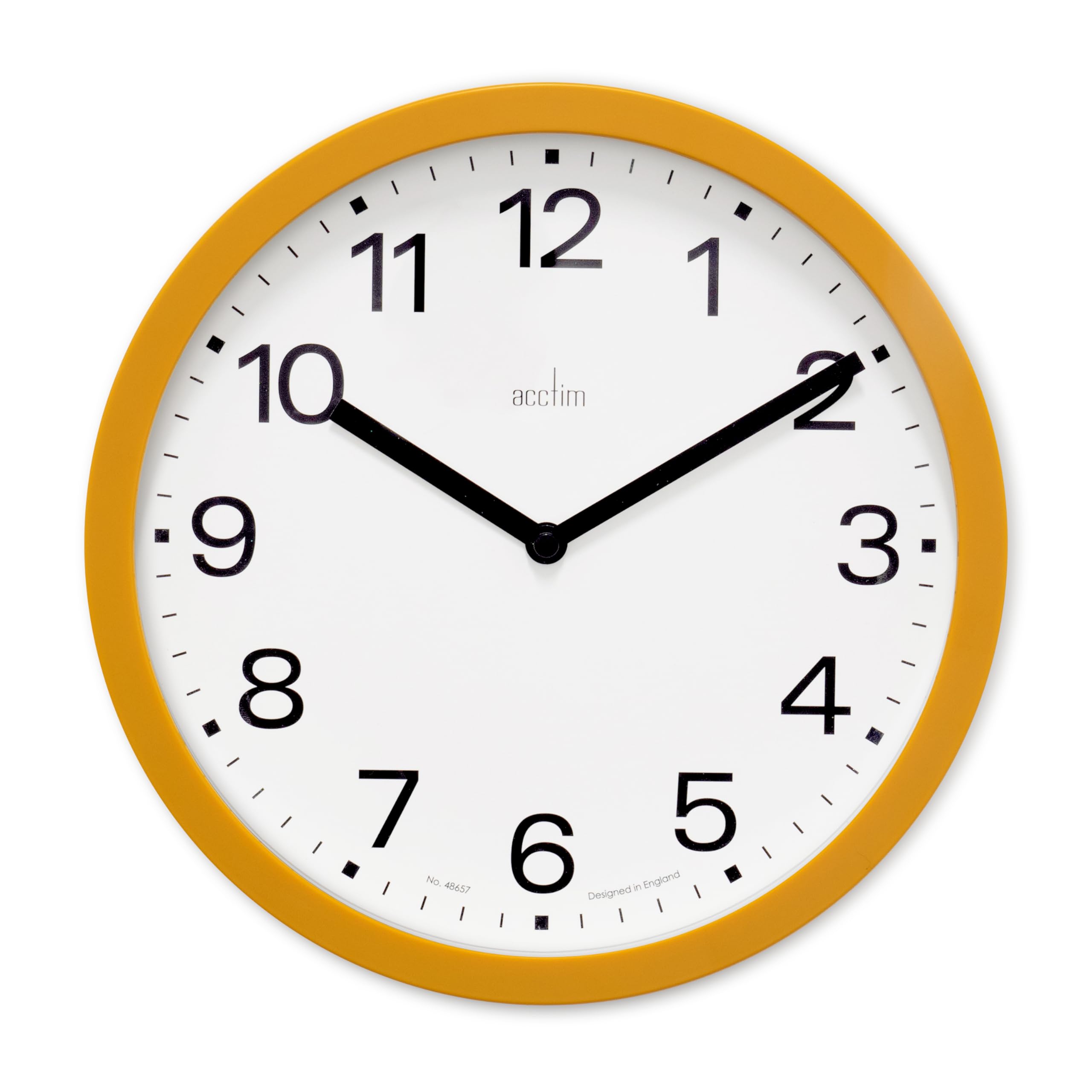 Acctim Dijon Renhold Wall Clock Contemporary 25Cm Kitchen/Living Room/Bedroom/Office Clock (Dijon)