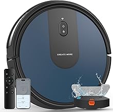 eitton Robot Vacuum Cleaner with Mop, 3-in-1 Robotic Vacuums, 5000Pa Strong Suction, Auto Recharging,Long Running Time, Ti…
