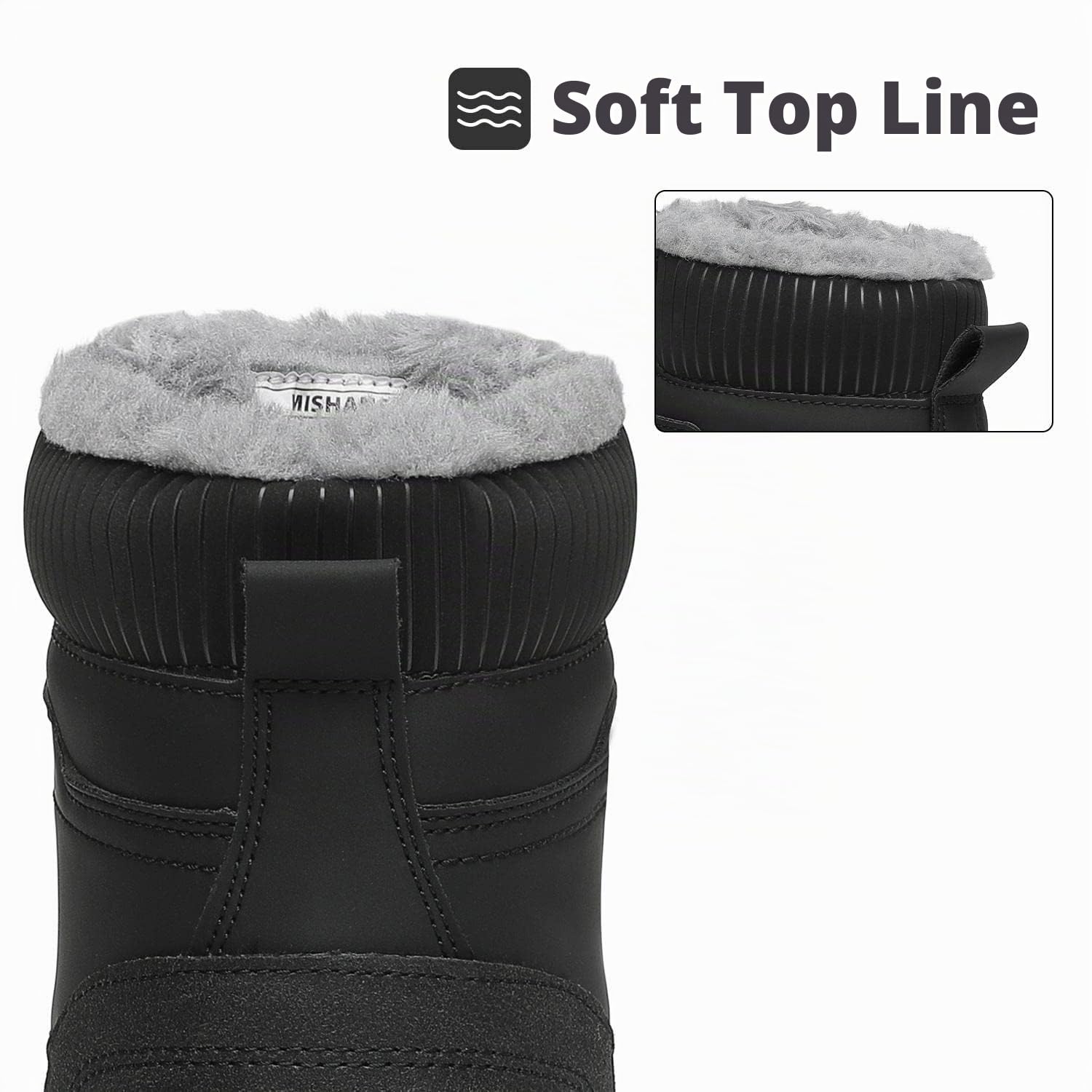 Mishansha Winterschuhe Herren Leichte Winterstiefel