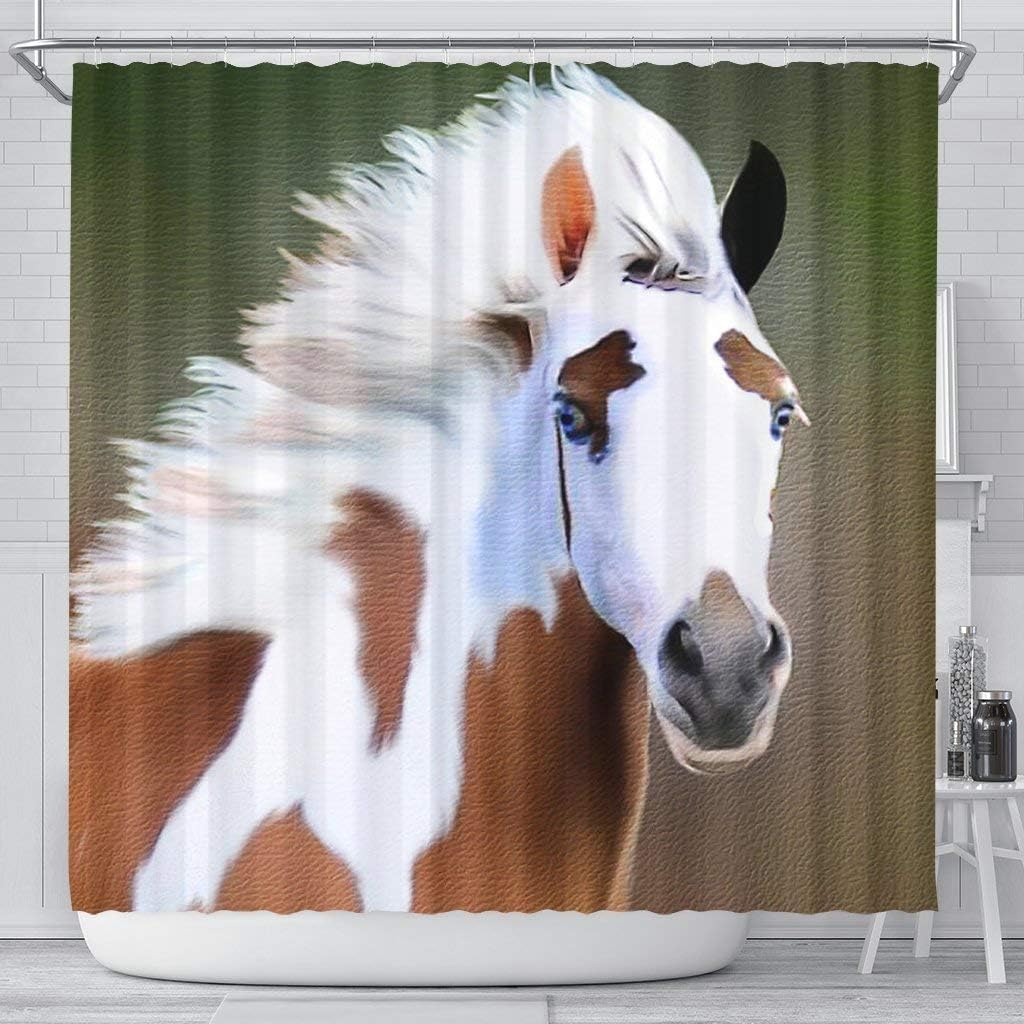 Gypsy Horse Print Shower Curtain