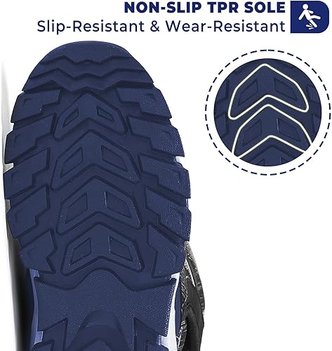 Miniatura 6 de Mishansha - Botas de nieve para niñas, niños niños pequeños niños grandes invierno, cálidas, impermeables, antideslizantes, anti colisión, corte