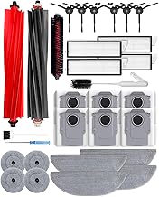 30 Pack Accessories Kit for Roborock S8 MaxV Ultra/S8 Max Ultra Robot Vacuum Cleaner, 2 Main Brushes, 4+4 Mop Cloths, 4 HE...
